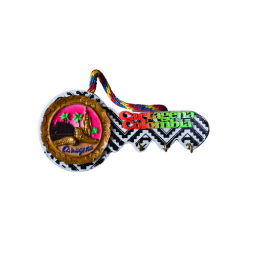 Porta llavero llave sencilla